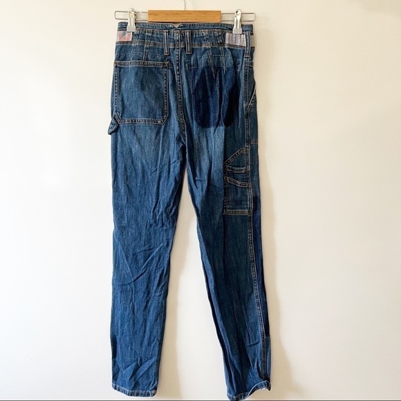 Anthropologie Pilcro And The Letterpress Boho Patchwork Boyfriend Jeans - Picture 4 of 13